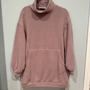 Free People Beach Dusty Rose Soft Oversized Tunic Size S